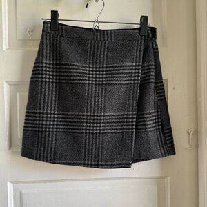 Abercrombie Plaid, Wool Mini-Skirt NWT XS